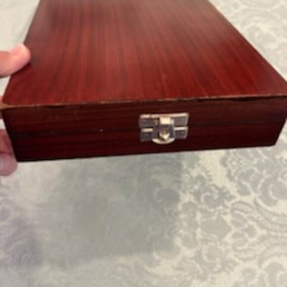 Black and White Bone Cheese Server Set - Picture 7 of 8